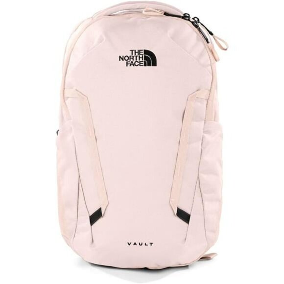 Womens laptop backpack travel bag water resistant school work commuter pink main image 4